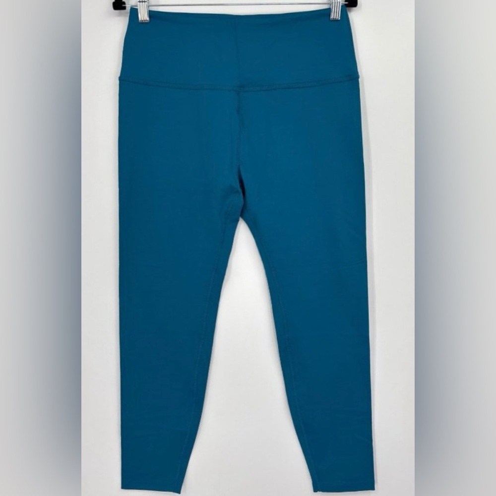 Beyond Yoga Dark Teal Sportflex High Waisted Midi Ankle Length Leggings Size XL